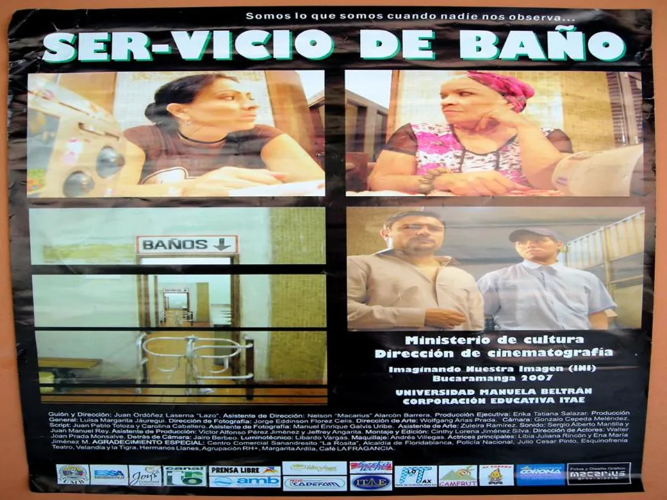 Banda Sonora CORTOMETRAJE SER-VICIO DE BAÑO / DIRECCIÓN DE CINEMATOGRAFÍA MINISTERIO DE CULTURA  PROGRAMA INVENTANDO NUESTRA IMAGEN 2007  Bucaramanga, Bogotá, Colombia