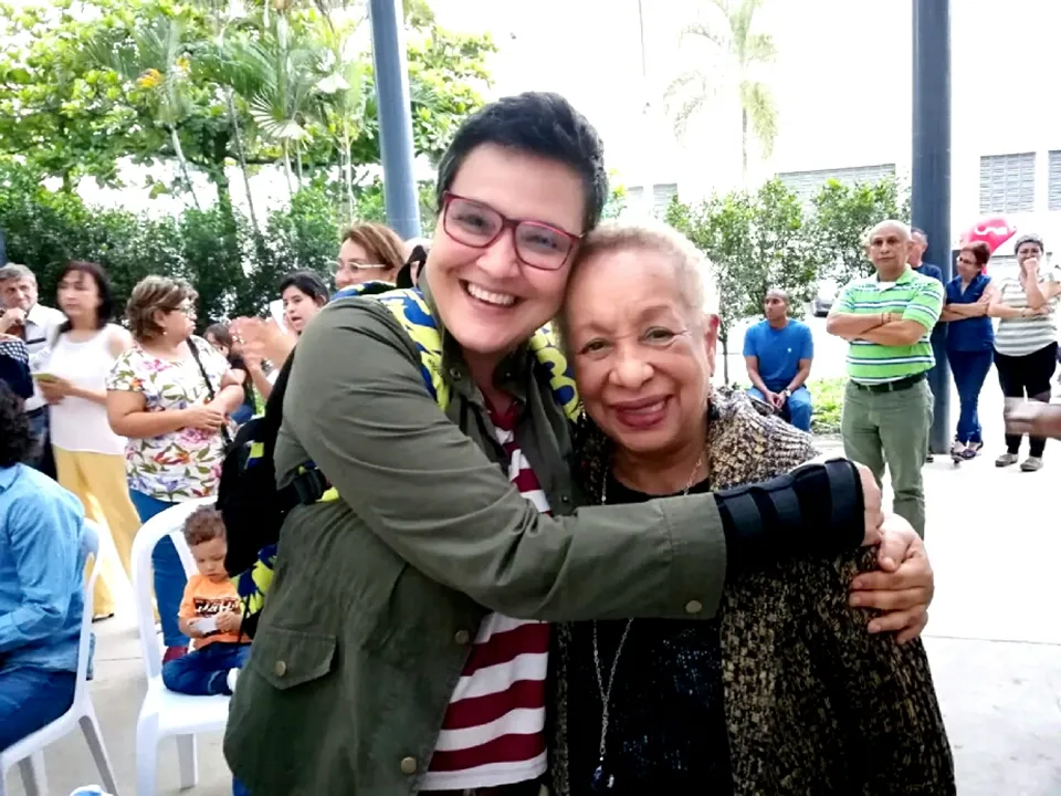 con Teresita Gómez 💚