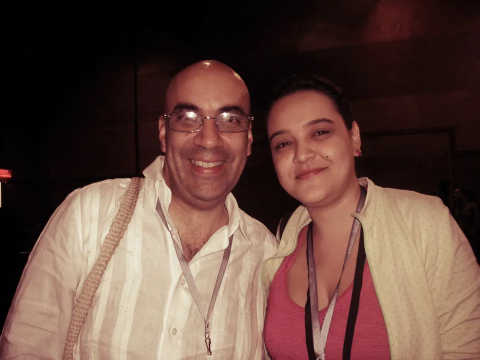con Iván Benavides